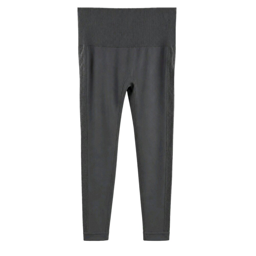 Compression Leggings Women's Small High Waist Gray Athletic Performance Workout
